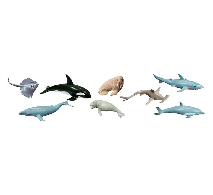 bo. 8 fig. animales marinos miniland 27460