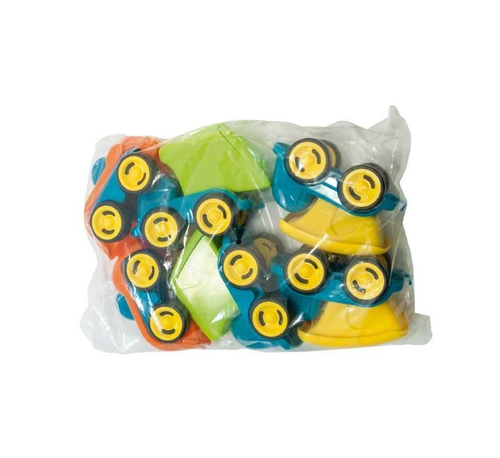 contenedor 6u vehiculos plas 18cm miniland 27469