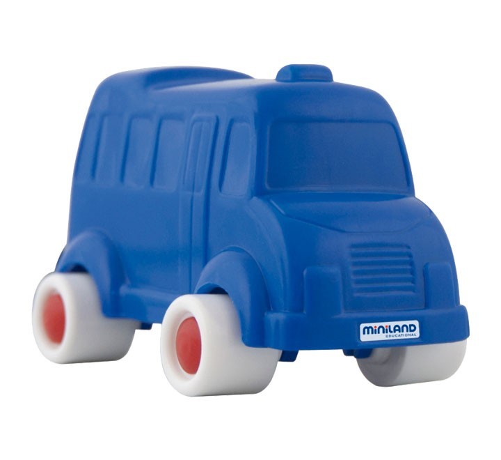 bote 9u vehiculos plastico 9cm miniland 27470