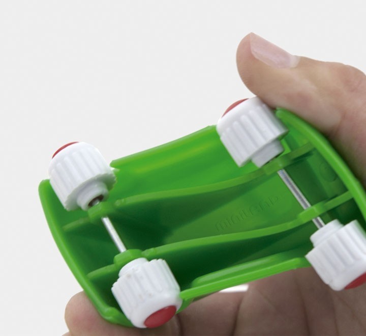 bote 9u vehiculos plastico 9cm miniland 27470