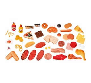 cont. 52 pz. comida rapida miniland 30815