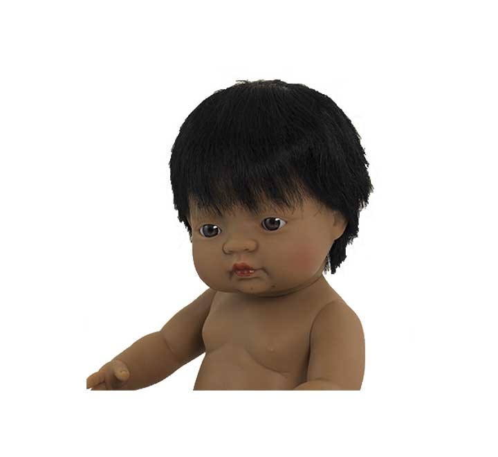 muneco 38cm latinoam. nino b. miniland 31057