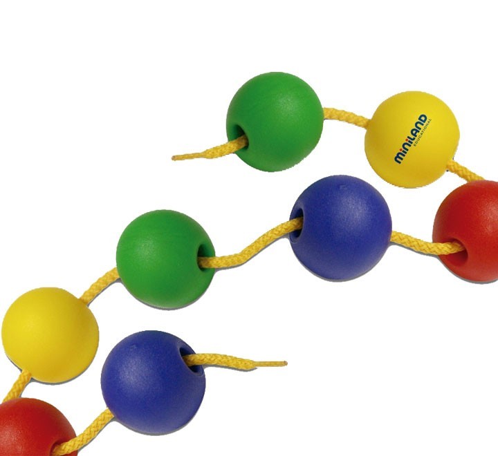 b.100un+10cord. ensartar bolas 20mm miniland 31730