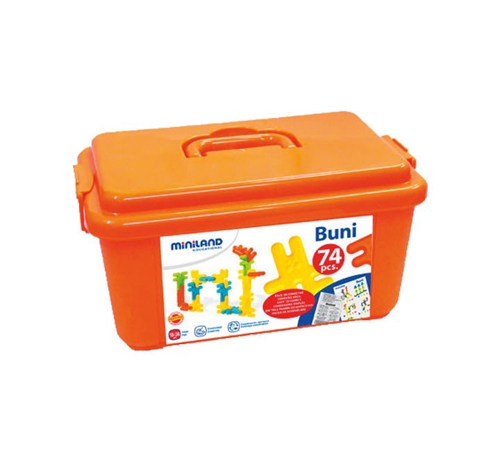 set 74 piezas construcciones buni miniland 32210