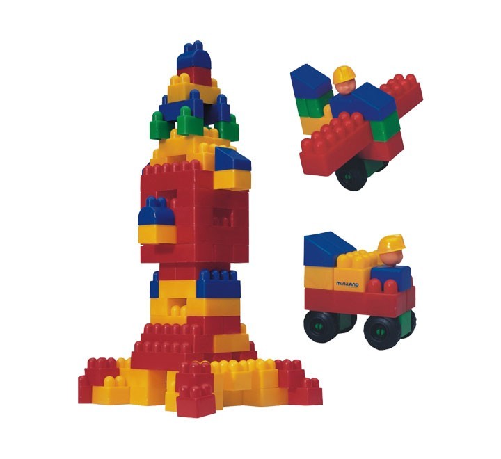 juego 120 piezas construcciones miniland 32310
