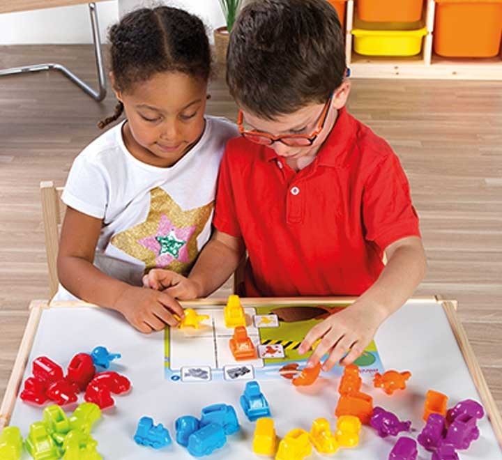 juego miniland sort & count vehicles 45340