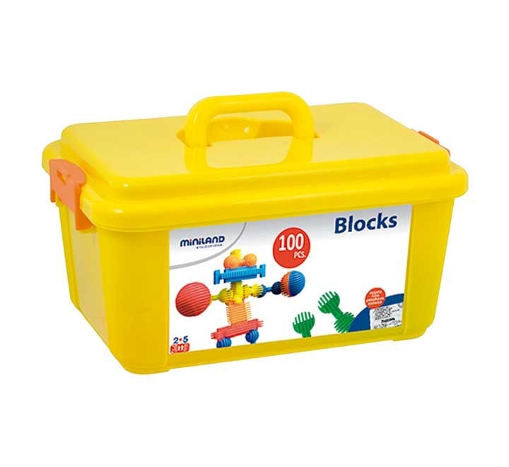 cont. 100 pz. interstar blocks miniland 94039