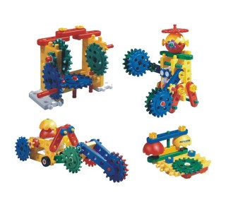 cont. 62 pz. construc. engineer gears miniland