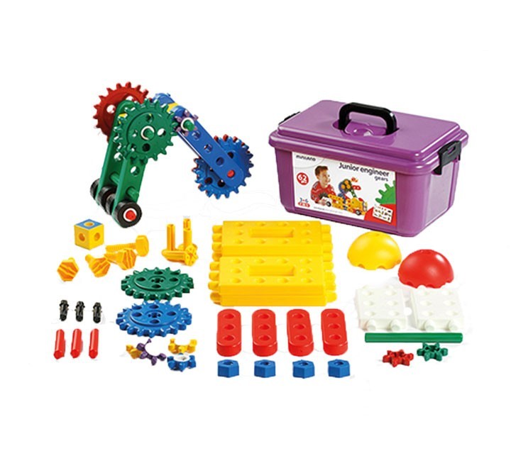 cont. 62 pz. construc. engineer gears miniland