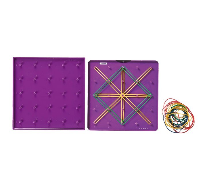 set 6 geoplanos minland cuadro+circ. 95061