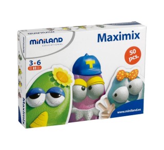 set 50 pz construc. maximix caras miniland 97115