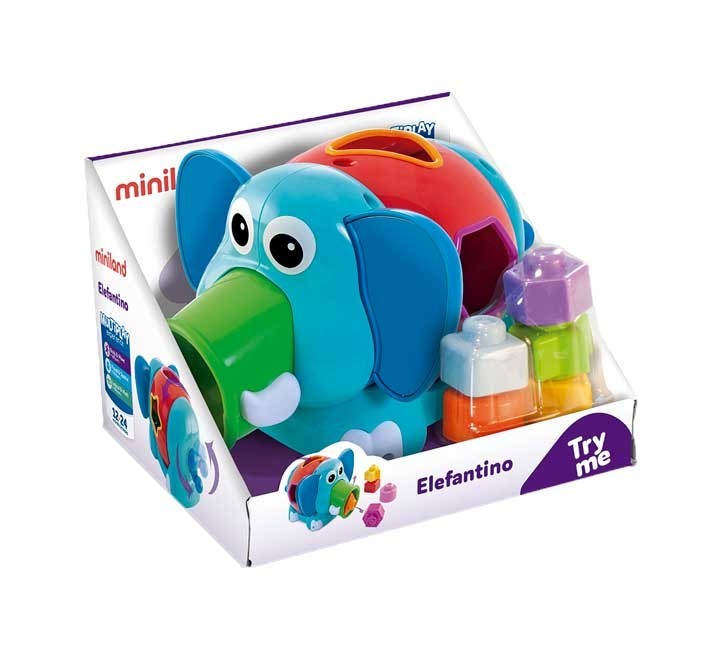 juego encajables miniland elefantino 97205