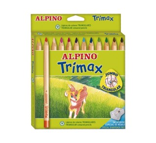 c. 12u lapices de colores alpino trimax al000113