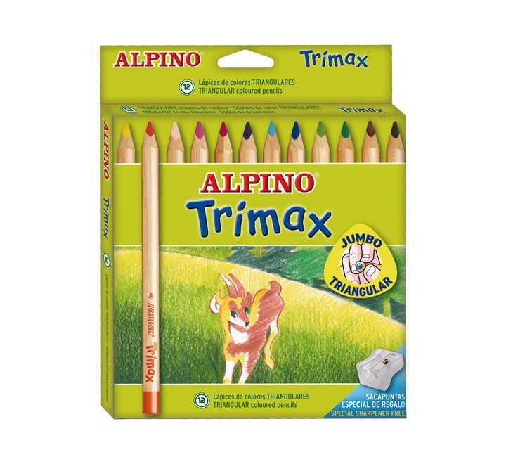 c. 12u lapices de colores alpino trimax al000113