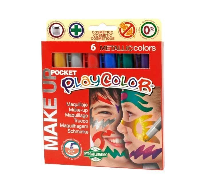 est. 6 barras playcolor make up metal stdo