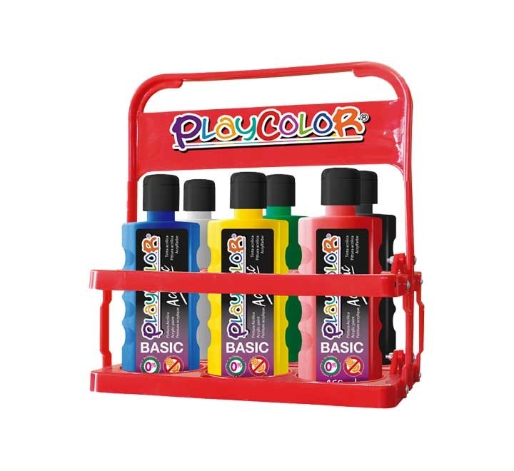 basket 6 u pintura playcolor acrylic 250ml stdo