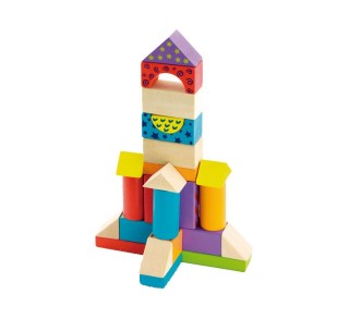 bloques madera 100 piezas andrey toys 16370