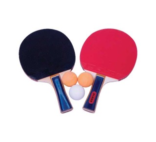 set 2 palas+3 pelotas amaya tenis mesa 672400