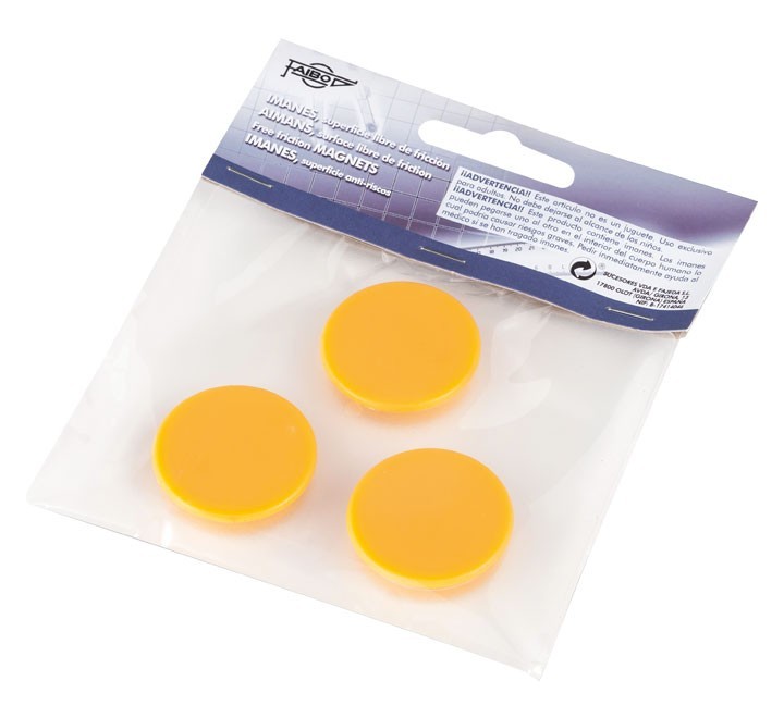 blister 3 imanes faibo 30mm amaril 60-30-05