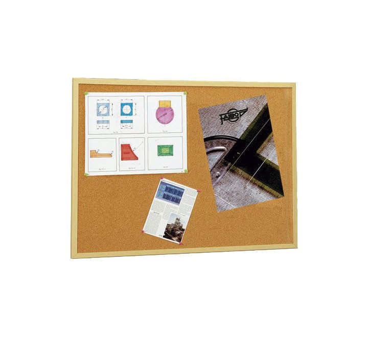 tablero corcho faibo m/madera 40x60cm