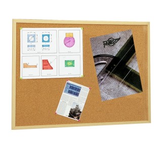 tablero corcho faibo m/madera 60x90cm