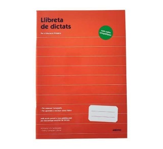 libreta esc. additio para dictados catalan d101