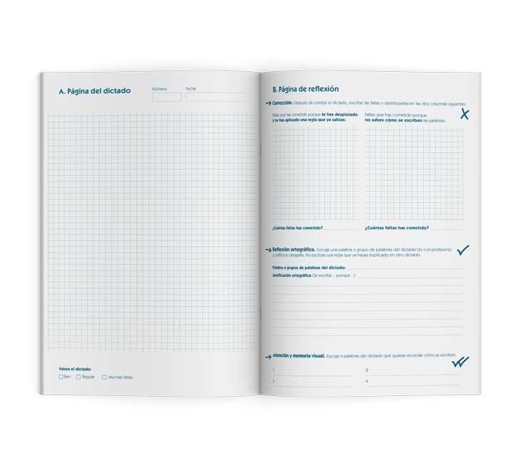 libreta esc. dictados secund. cast. additio d122