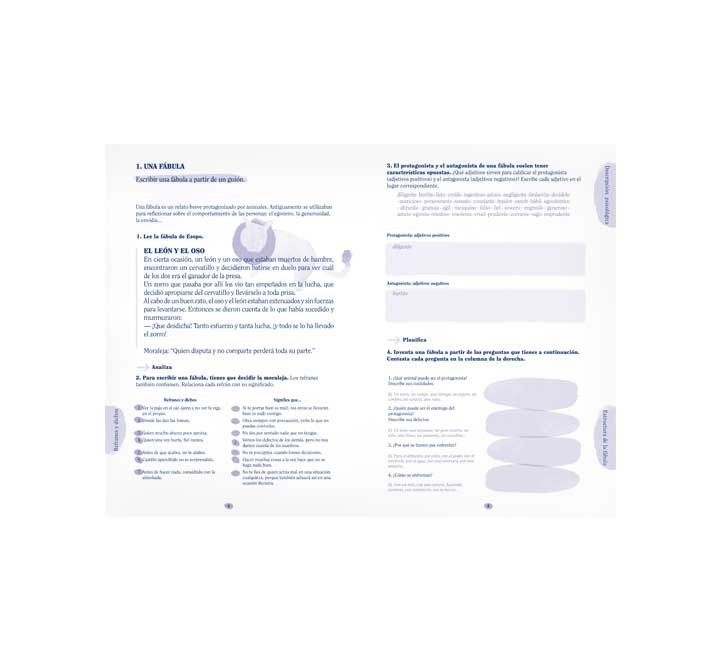 libreta narraciones additio sec. 1r ciclo cast