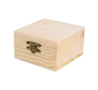 caja madera pino innspiro cuad. 12x12x8cm