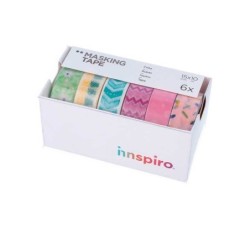 Set 6 Cinta Washi Tape...