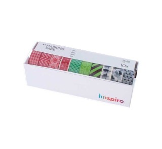 set 10 cinta washi tape innspiro serie deco stdo