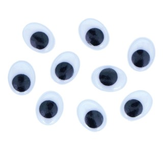 b. 70 ojos moviles adh. innspiro oval. 10x13mm neg