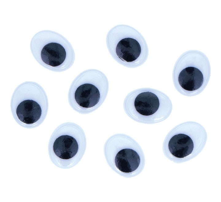 b. 70 ojos moviles adh. innspiro oval. 10x13mm neg