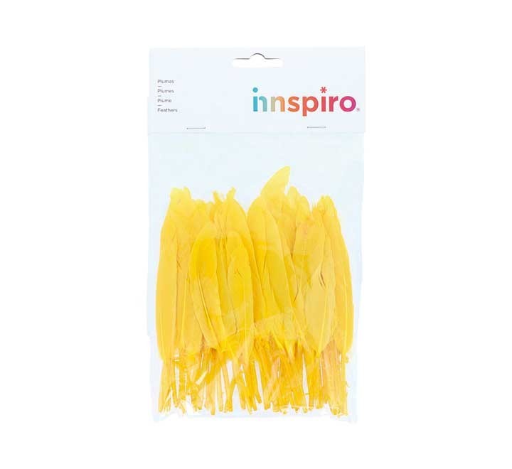 b. 60 plumas indio innspiro 25x140mm amarillo