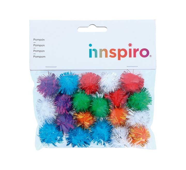 b. 20 pompones brill. innspiro 25mm stdo