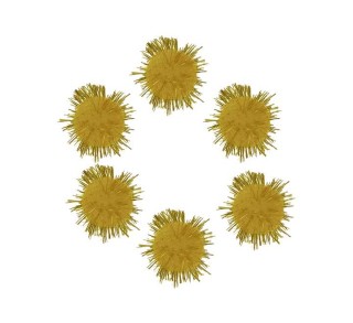 b. 20 pompones brill. innspiro 25mm amarillo