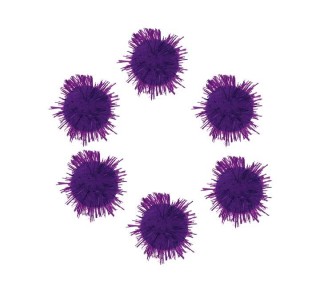 b. 20 pompones brill. innspiro 25mm lila