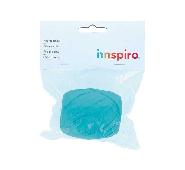 bob. rafia innspiro papel 4x30m azul