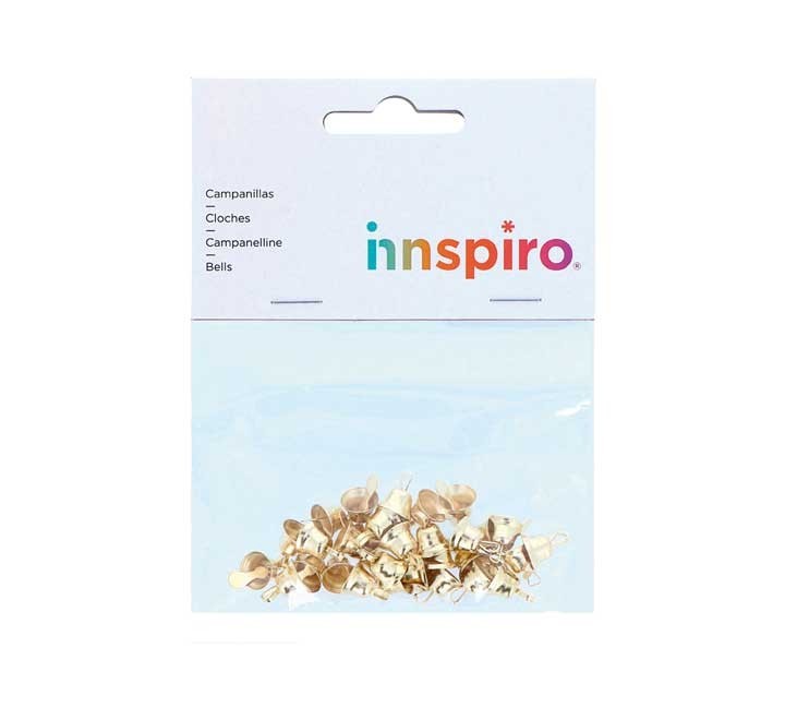b. 30 campanillas innspiro metal 10mm oro