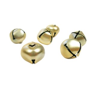 b. 30 cascabeles innspiro metal 10mm oro