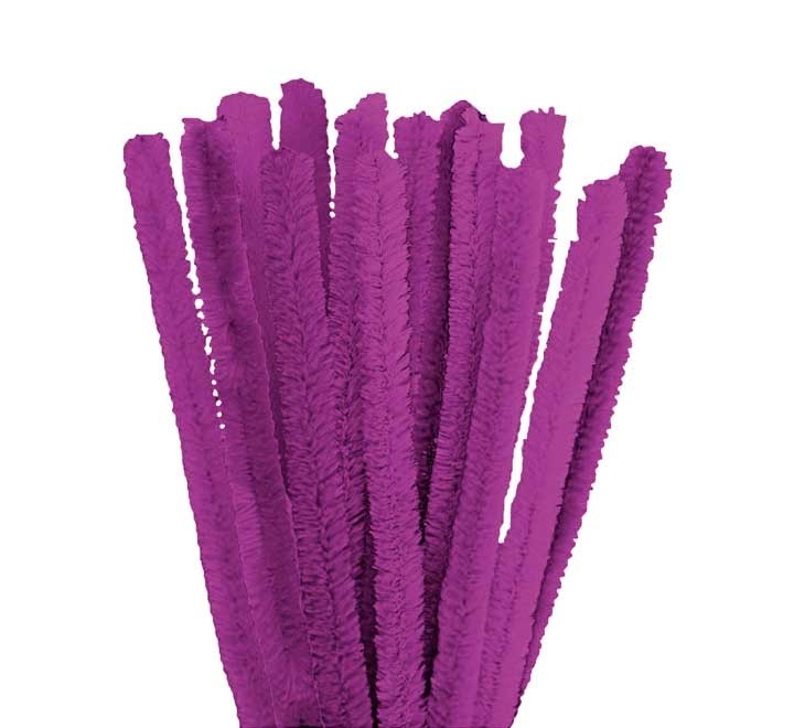 b. 10 chenillas acr. innspiro 50cm lila cl