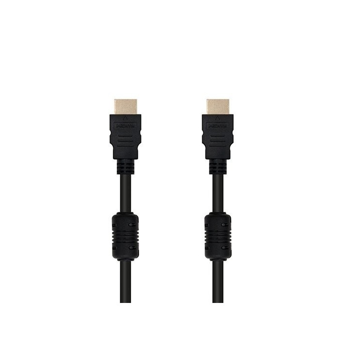 nanocable cable hdmi alta velocidad nanocable 10m -  macho - macho -  negro