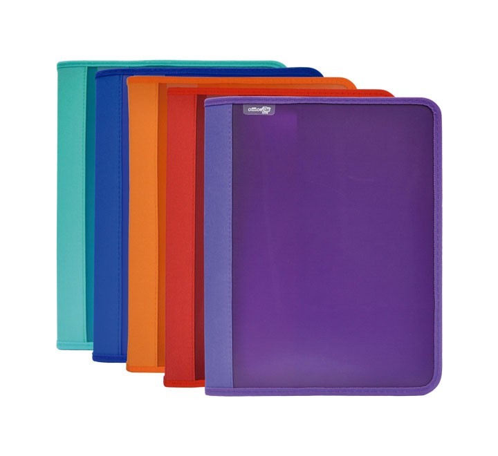 carp. 4an zipper+bolsi. supra office box a4 azul