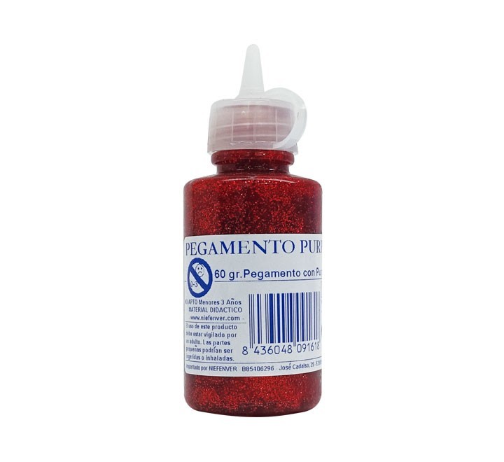 bote 60g peg. purpurina niefenver rojo 0800122r