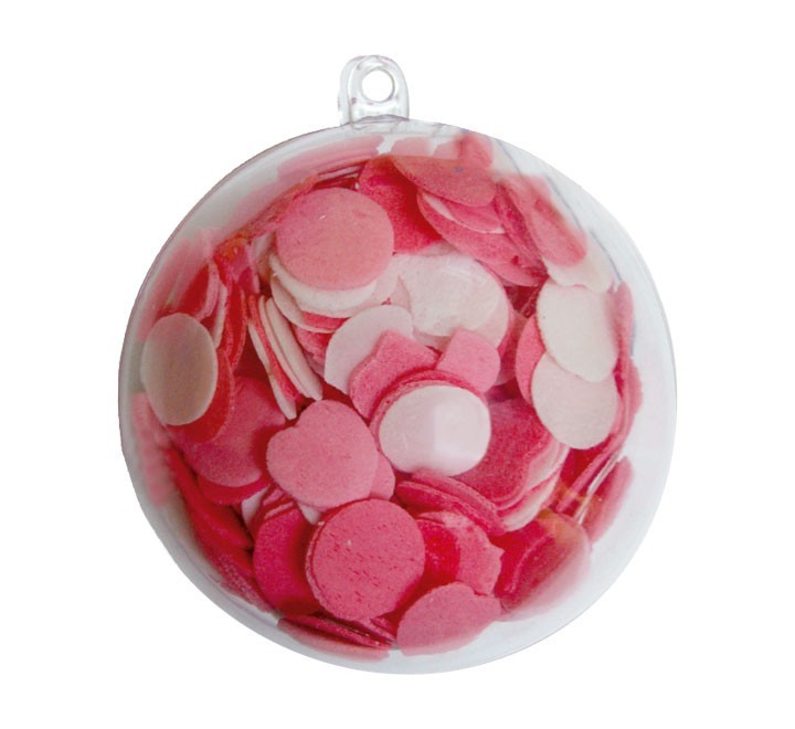 p.5un bola plastico cristal 50mm niefenver 1300147