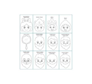 pack 12 caretas niefenver blancanieves 1400101