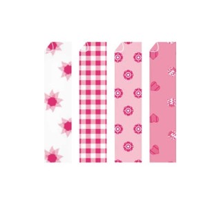 bl. 20h pap. origami niefenver 20x20 rosa mod. 2