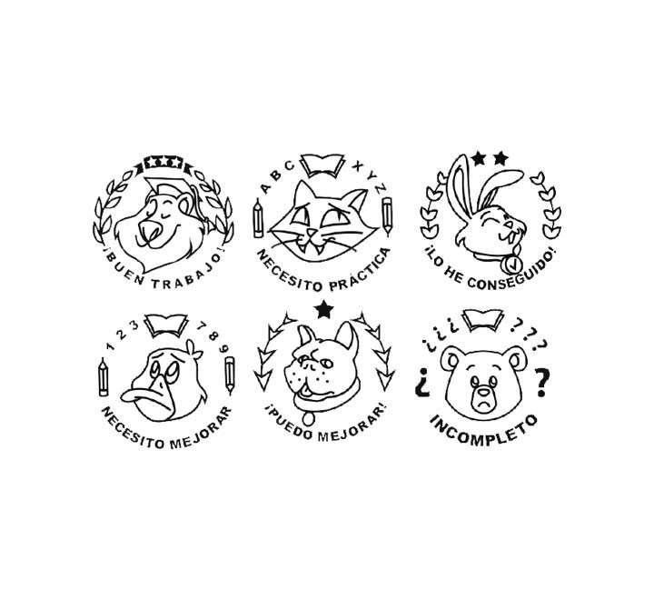 bote 6 sellos motivacion niefenver animales