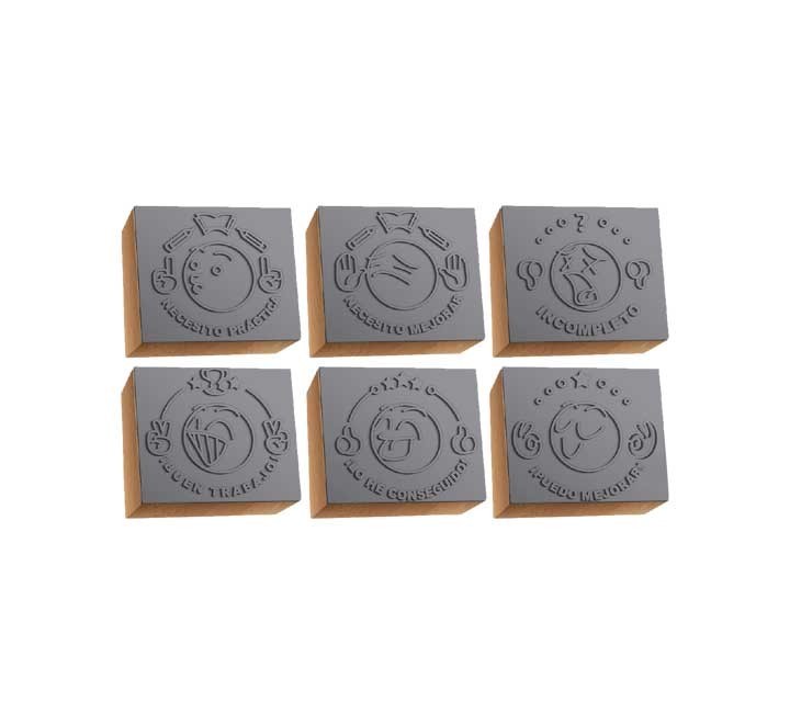 bote 6 sellos motivacion niefenver emoticonos