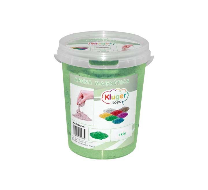 bote arena magnetica niefenver 1kg verde